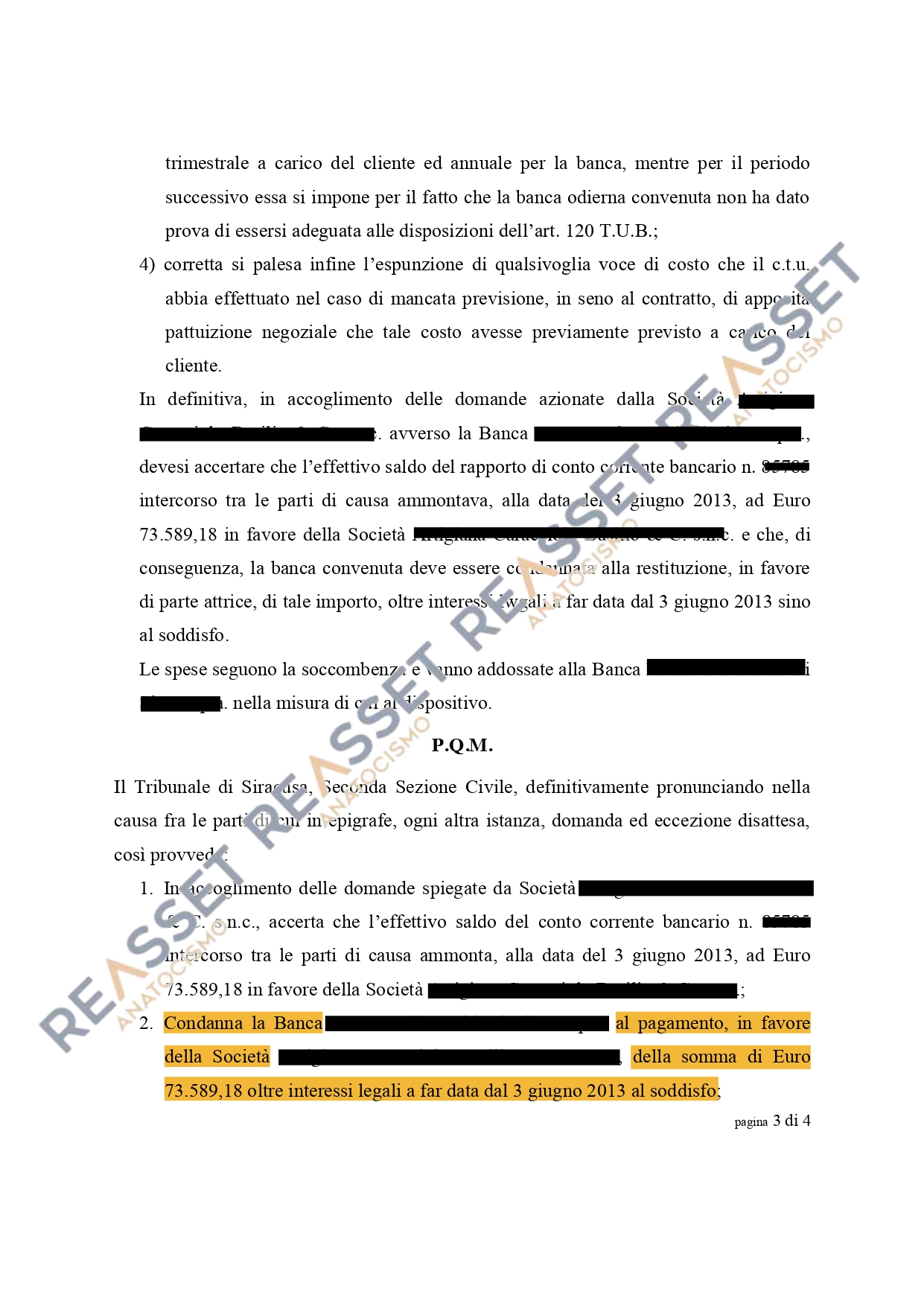 Dettagli della sentenza